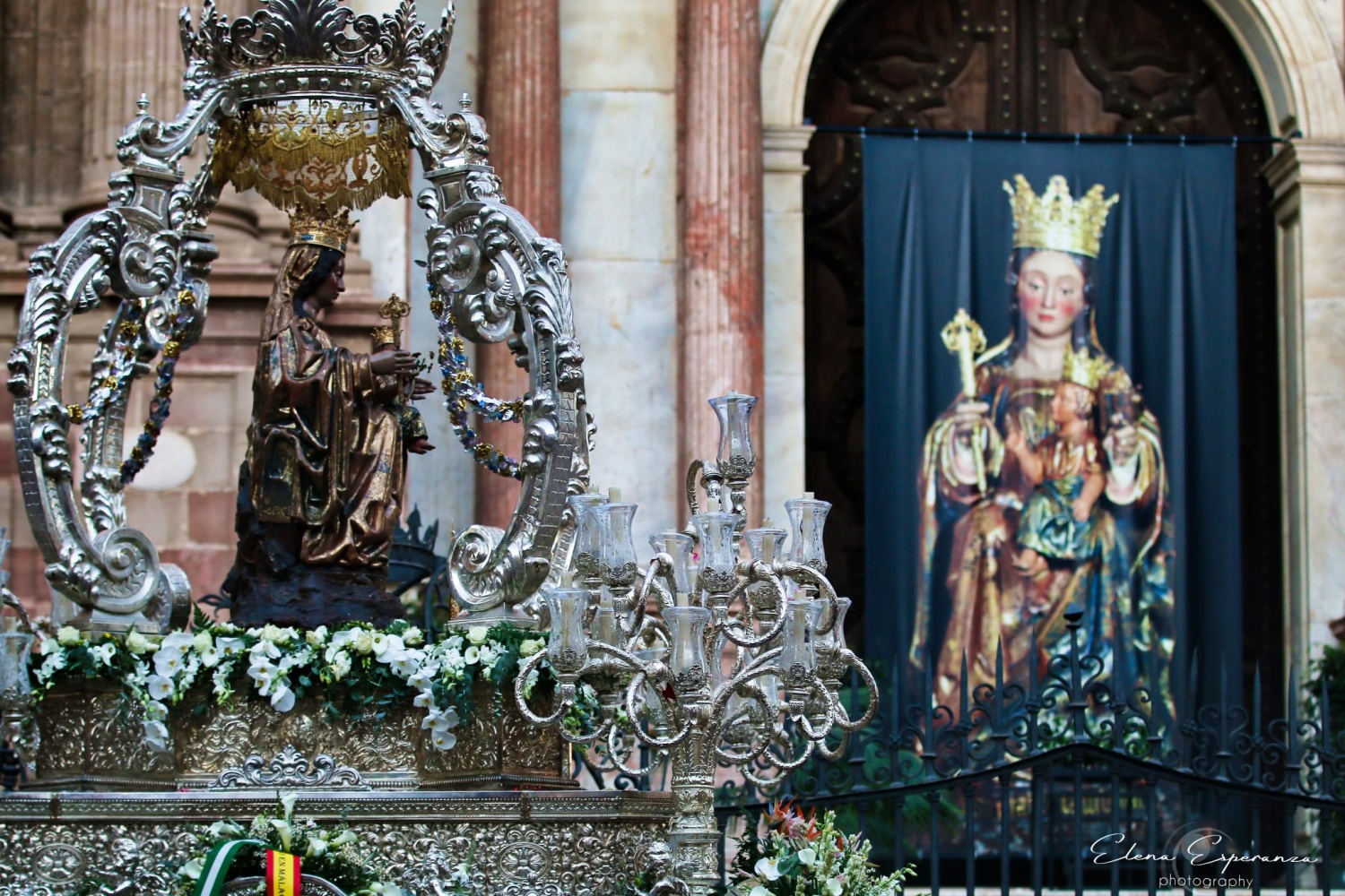 La Patrona de Málaga bajará a la Catedral el próximo domingo