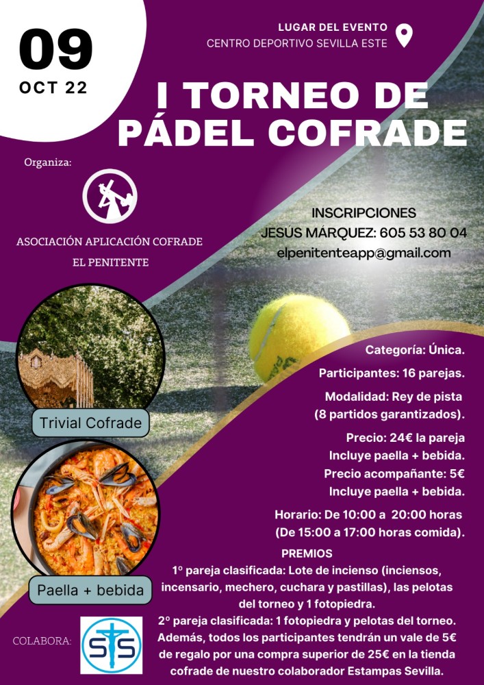 I TORNEO DE PÁDEL COFRADE