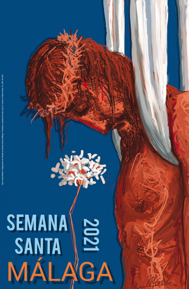 Cartel de la Semana Santa de Málaga 2021.