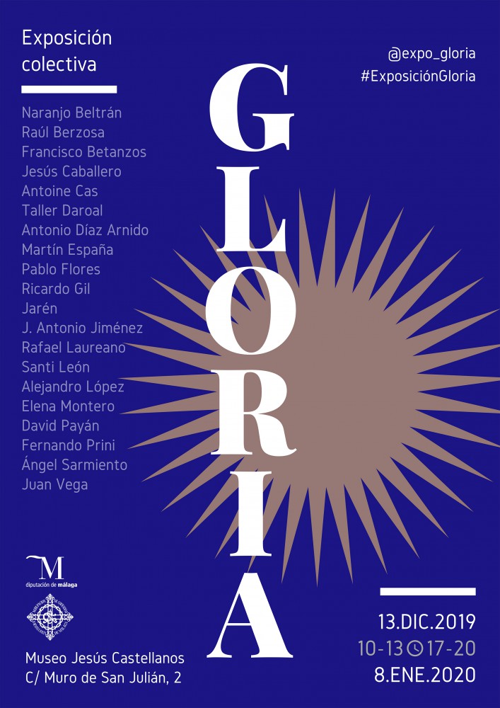 20 Artistas Andaluces participan en la Exposición Gloria que será inaugurada esta tarde en la Agrupación de Cofradías