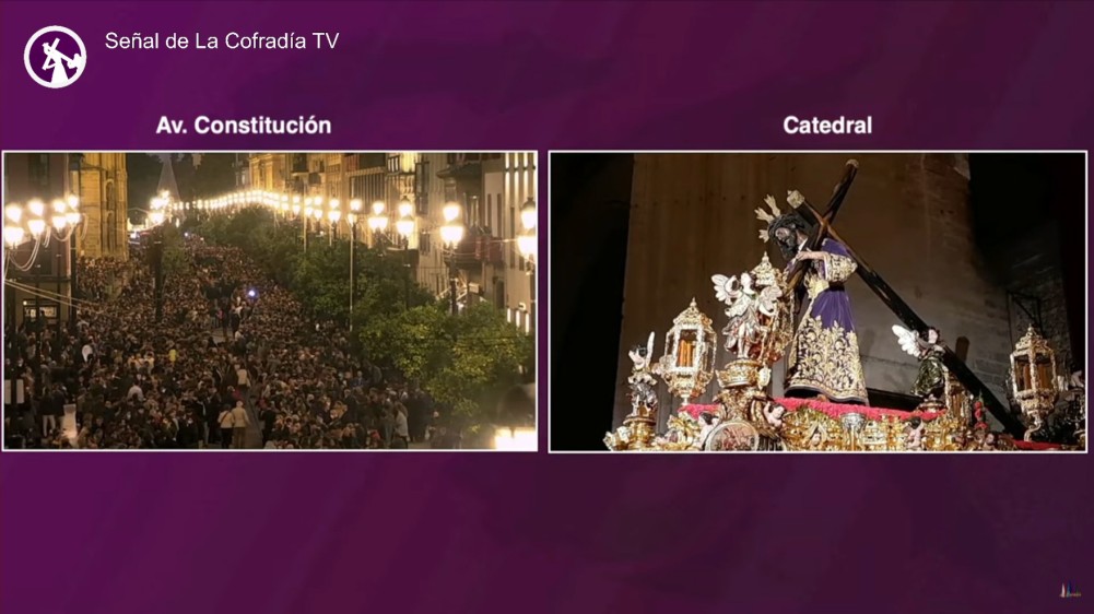 La Señal en Directo del Regreso de Ntro. Padre Jesús del Gran Poder