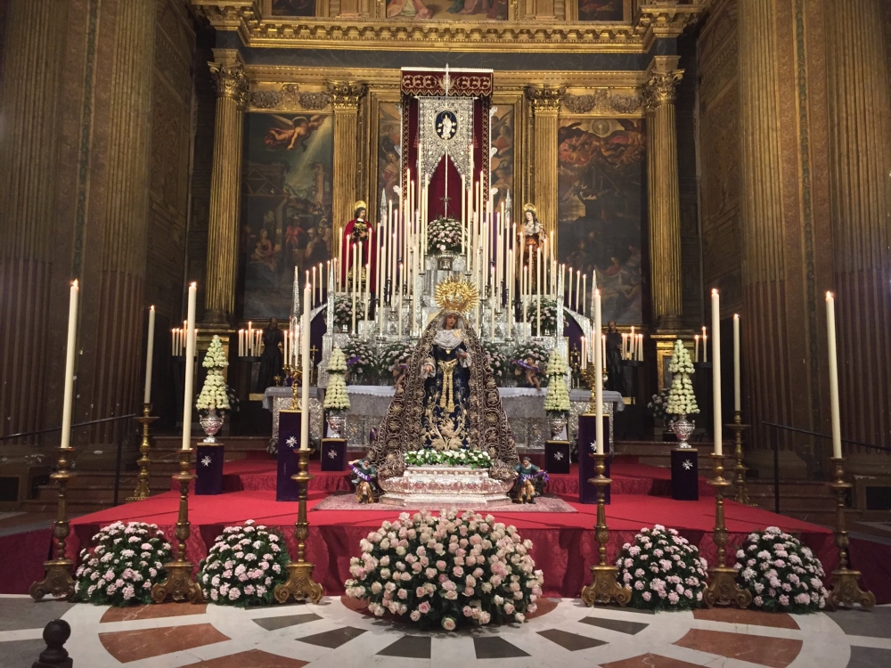 El besamanos a Nuestra Señora del Valle estará cerrado en la tarde de hoy, 9 de marzo.
