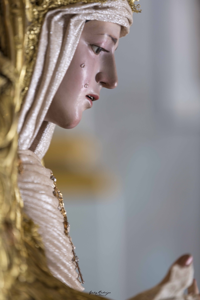 La Virgen de los Dolores se trasladará el Viernes a su trono para la Magna.