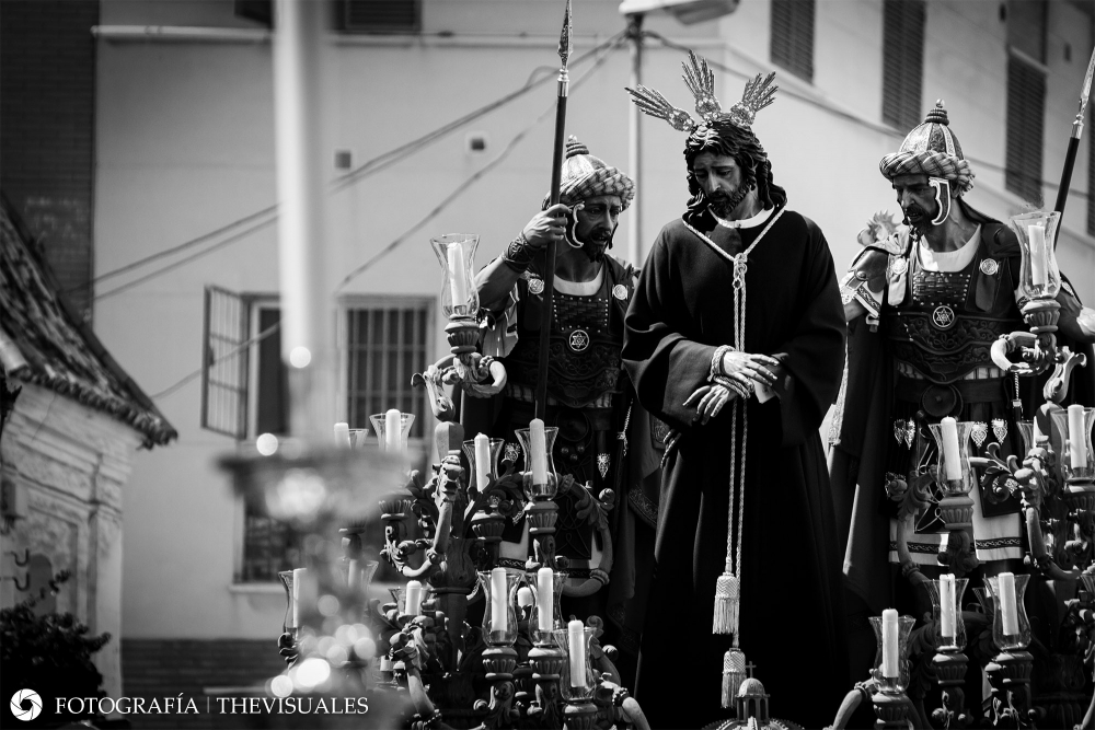 Jesús es conducido por los soldados judíos.