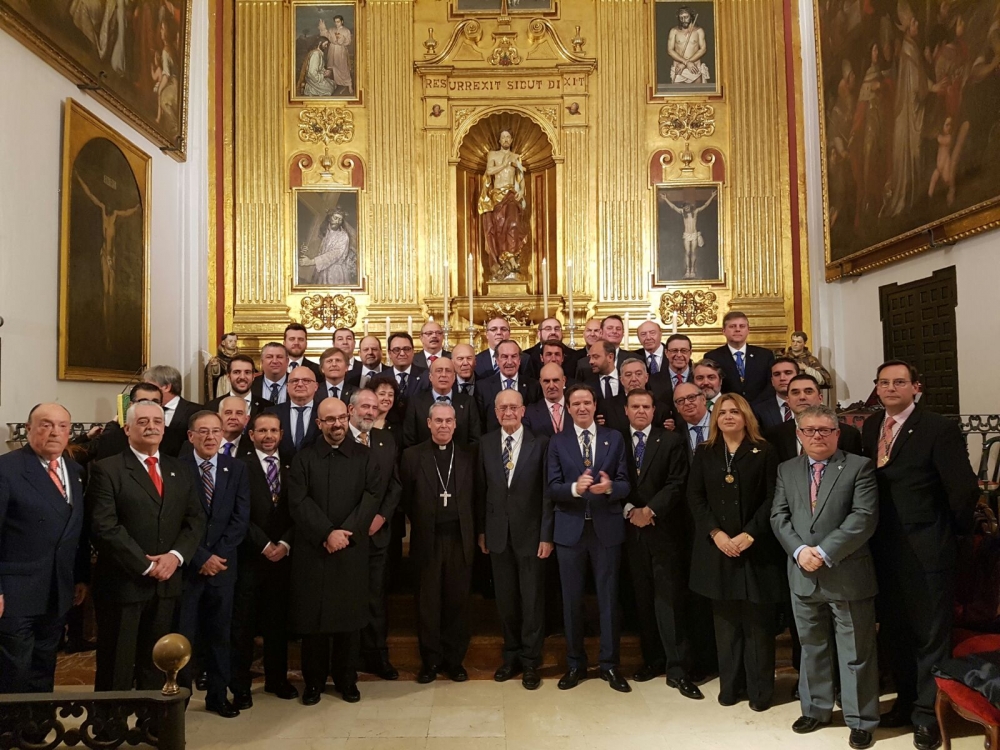 El Alcalde homenajeado por la Agrupación de Cofradías