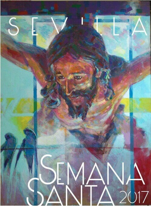 El Cartel que anuncia la Semana Santa en Sevilla 2017 