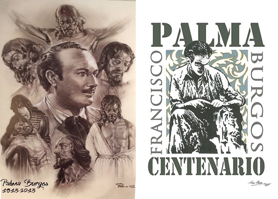 Cartel y Logo conmemorativo del Centenario de Francisco Palma Burgos