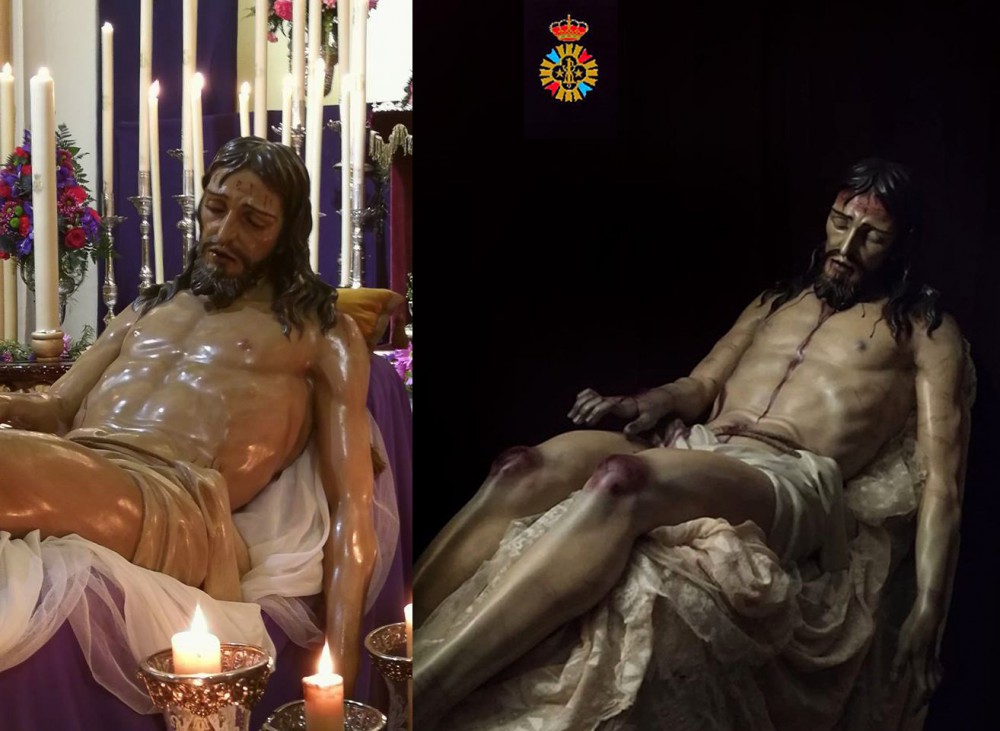 El Señor del Santo Traslado regresa a San Pablo tras su restauración por Francisco Naranjo Beltrán