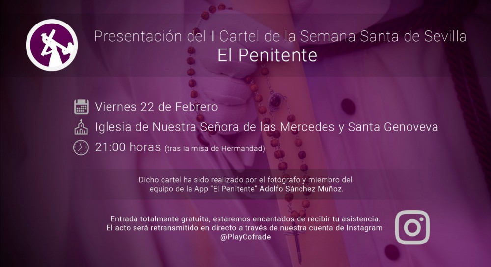 I Acto de presentación del cartel anunciador de la Semana Santa de Sevilla de 